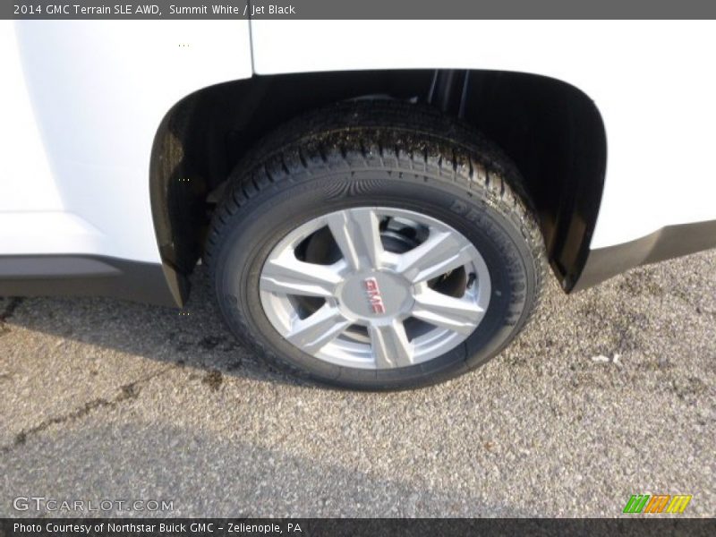 Summit White / Jet Black 2014 GMC Terrain SLE AWD