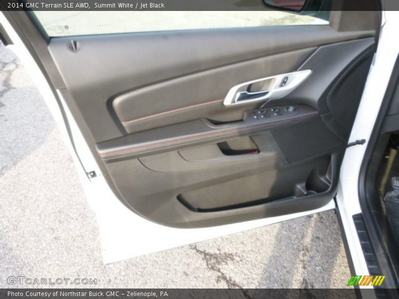Summit White / Jet Black 2014 GMC Terrain SLE AWD