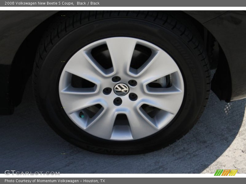 Black / Black 2008 Volkswagen New Beetle S Coupe