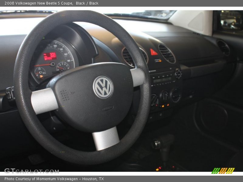 Black / Black 2008 Volkswagen New Beetle S Coupe
