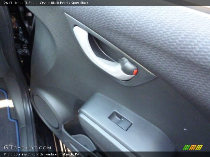 Crystal Black Pearl / Sport Black 2013 Honda Fit Sport