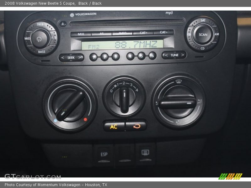 Black / Black 2008 Volkswagen New Beetle S Coupe