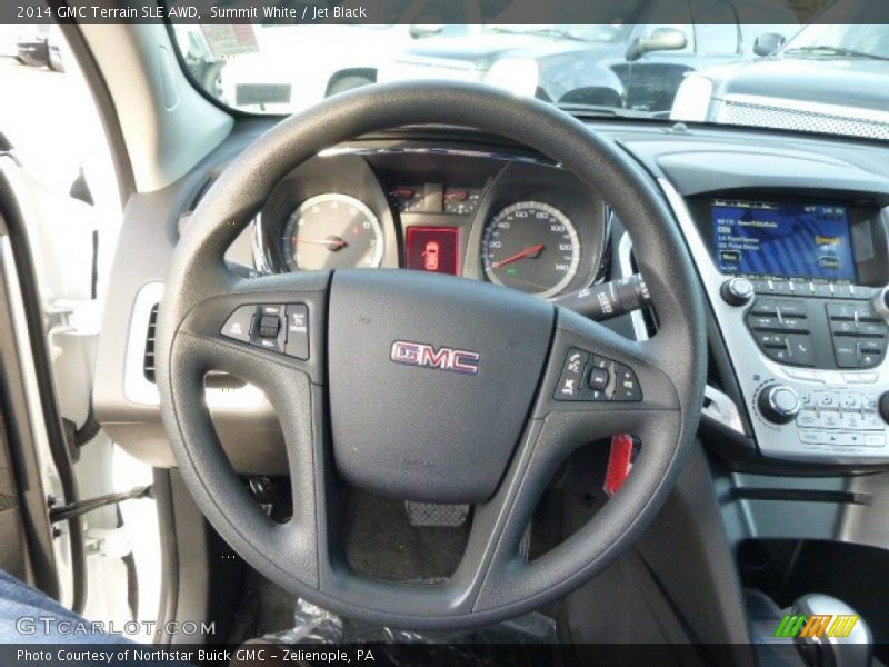 Summit White / Jet Black 2014 GMC Terrain SLE AWD
