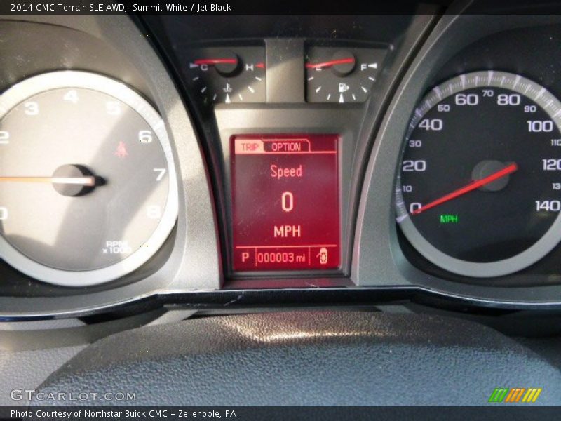 Summit White / Jet Black 2014 GMC Terrain SLE AWD