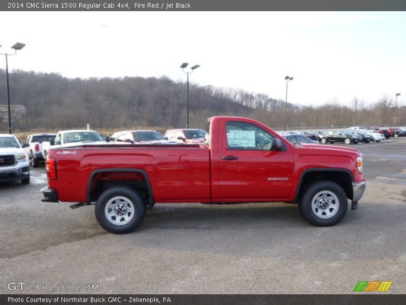 Fire Red / Jet Black 2014 GMC Sierra 1500 Regular Cab 4x4