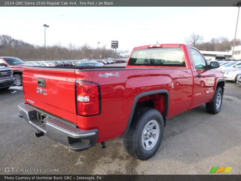 Fire Red / Jet Black 2014 GMC Sierra 1500 Regular Cab 4x4