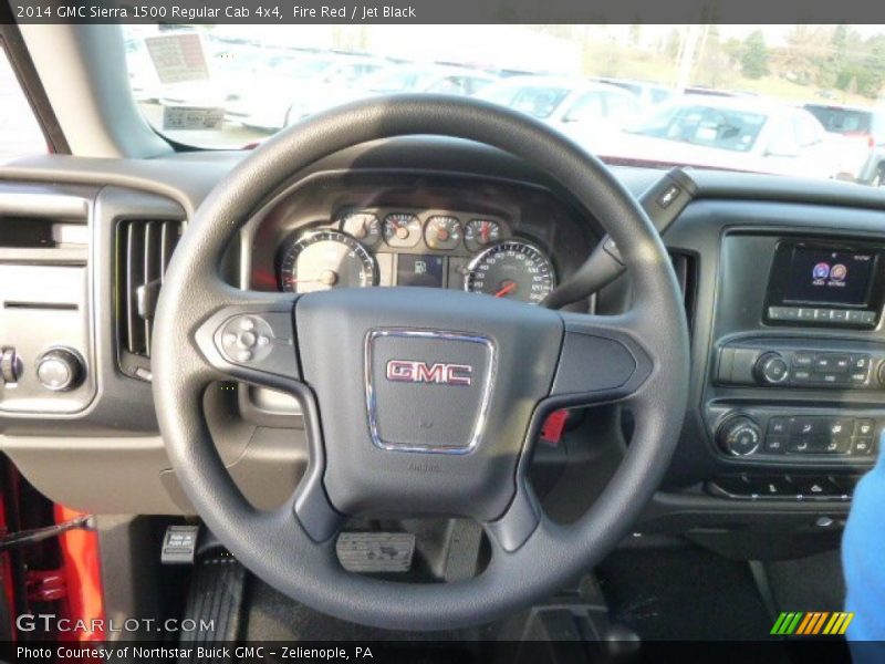 Fire Red / Jet Black 2014 GMC Sierra 1500 Regular Cab 4x4