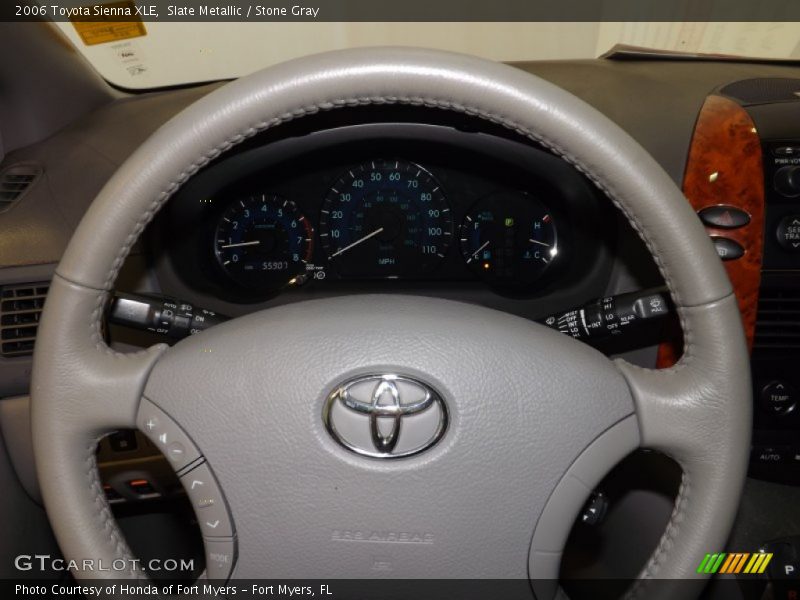 Slate Metallic / Stone Gray 2006 Toyota Sienna XLE