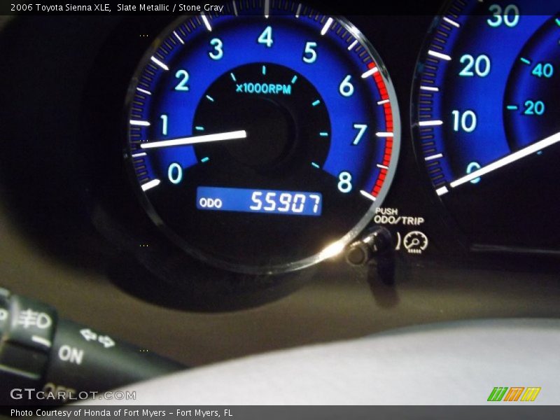Slate Metallic / Stone Gray 2006 Toyota Sienna XLE