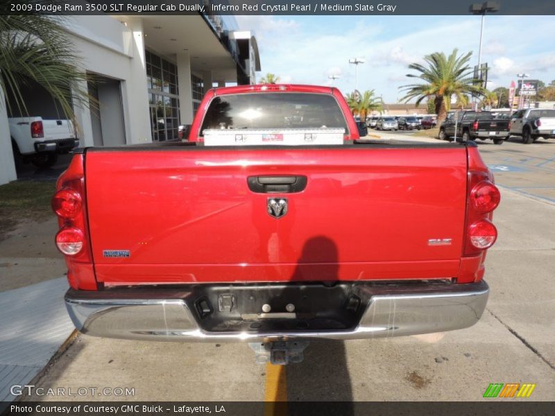 Inferno Red Crystal Pearl / Medium Slate Gray 2009 Dodge Ram 3500 SLT Regular Cab Dually