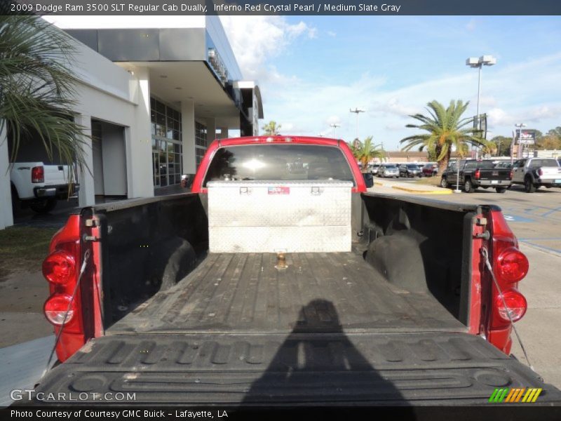 Inferno Red Crystal Pearl / Medium Slate Gray 2009 Dodge Ram 3500 SLT Regular Cab Dually