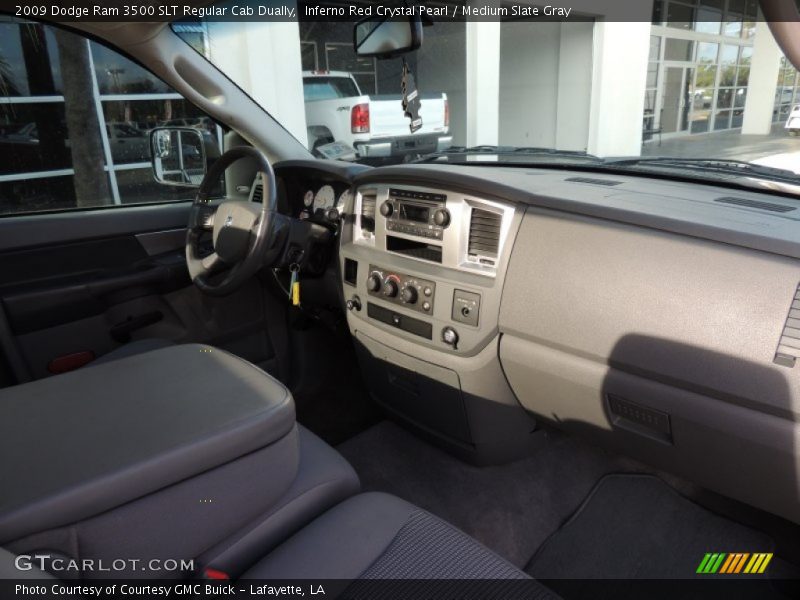 Inferno Red Crystal Pearl / Medium Slate Gray 2009 Dodge Ram 3500 SLT Regular Cab Dually