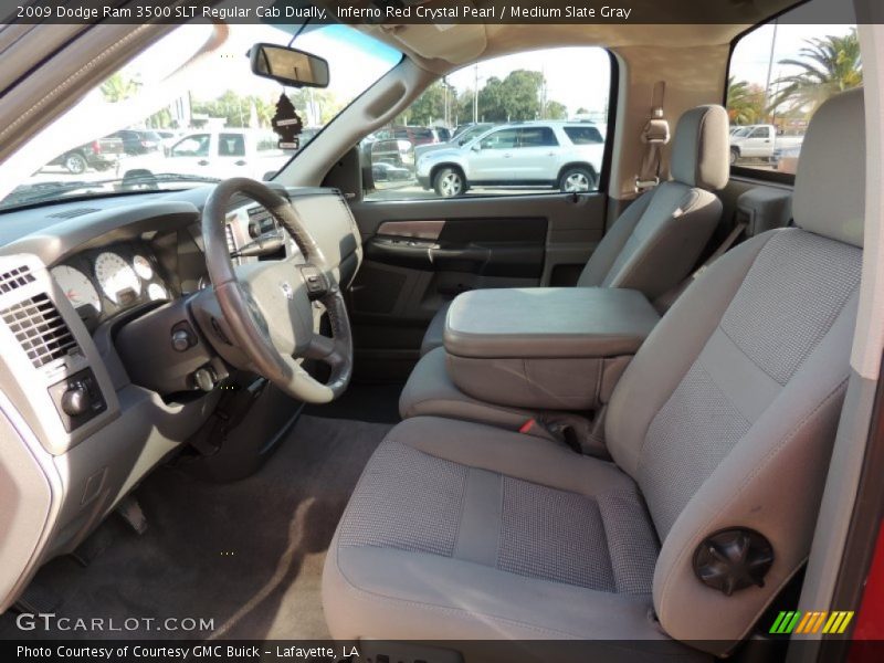 Inferno Red Crystal Pearl / Medium Slate Gray 2009 Dodge Ram 3500 SLT Regular Cab Dually