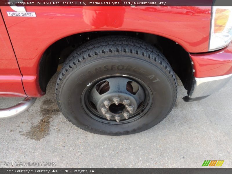 Inferno Red Crystal Pearl / Medium Slate Gray 2009 Dodge Ram 3500 SLT Regular Cab Dually
