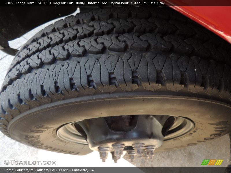 Inferno Red Crystal Pearl / Medium Slate Gray 2009 Dodge Ram 3500 SLT Regular Cab Dually