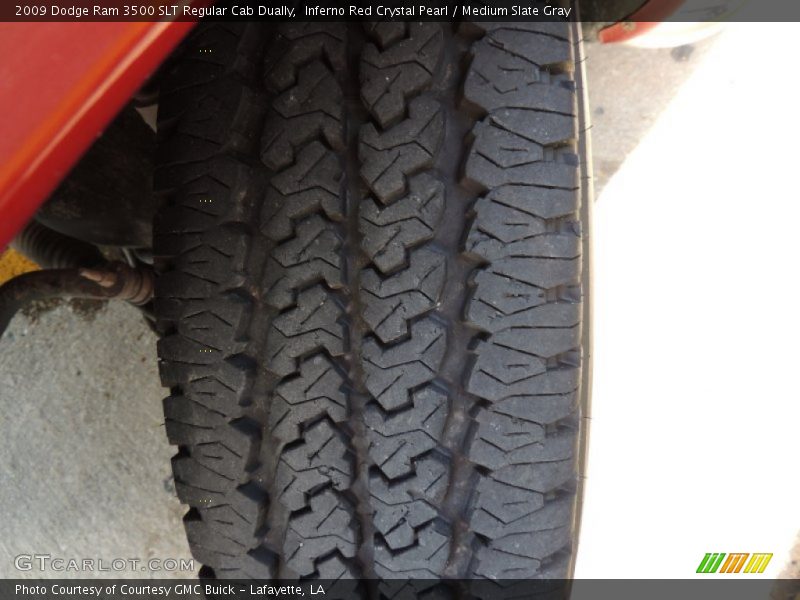 Inferno Red Crystal Pearl / Medium Slate Gray 2009 Dodge Ram 3500 SLT Regular Cab Dually