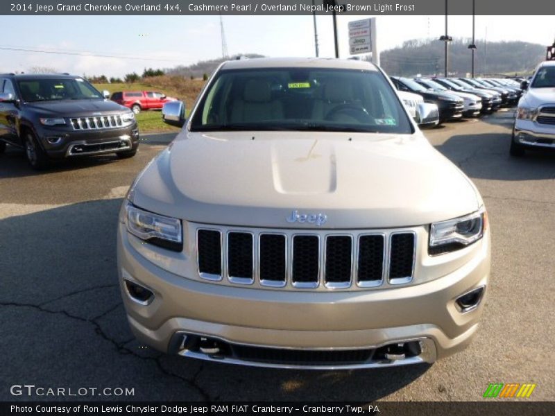 Cashmere Pearl / Overland Nepal Jeep Brown Light Frost 2014 Jeep Grand Cherokee Overland 4x4