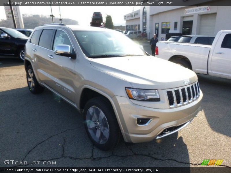Cashmere Pearl / Overland Nepal Jeep Brown Light Frost 2014 Jeep Grand Cherokee Overland 4x4