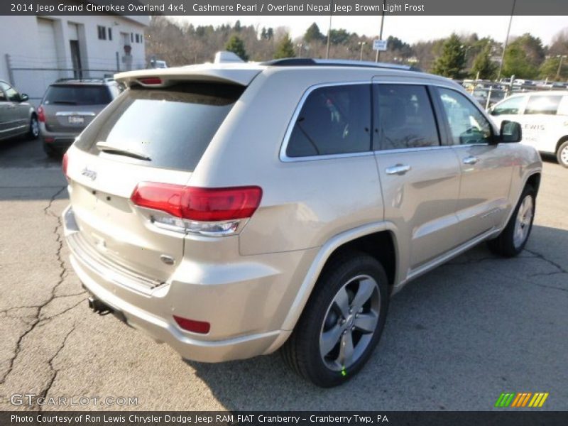 Cashmere Pearl / Overland Nepal Jeep Brown Light Frost 2014 Jeep Grand Cherokee Overland 4x4