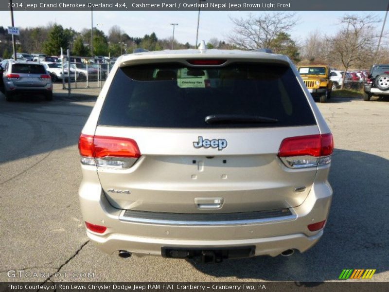Cashmere Pearl / Overland Nepal Jeep Brown Light Frost 2014 Jeep Grand Cherokee Overland 4x4