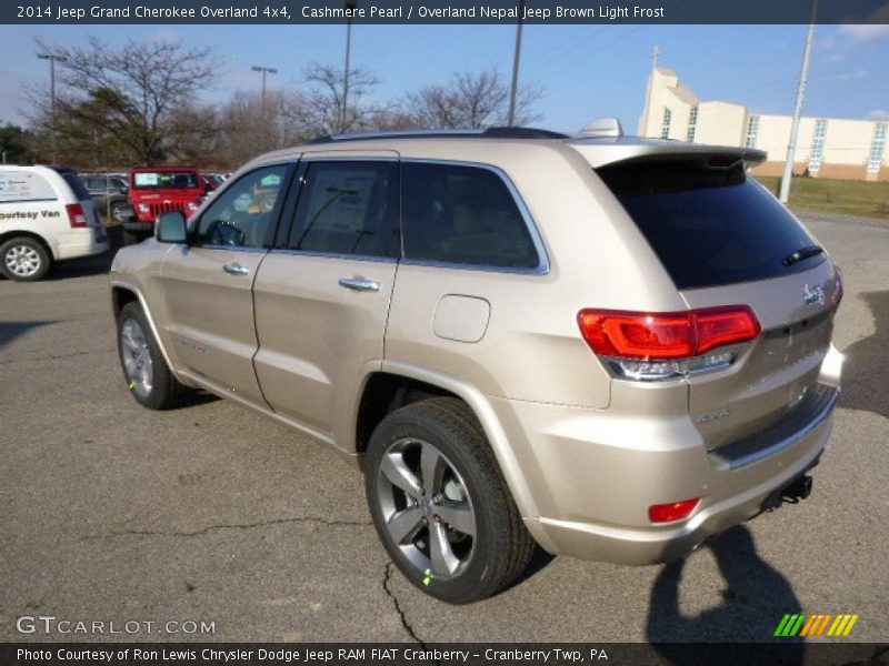 Cashmere Pearl / Overland Nepal Jeep Brown Light Frost 2014 Jeep Grand Cherokee Overland 4x4