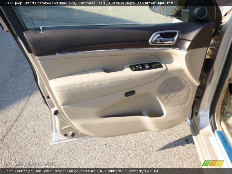Cashmere Pearl / Overland Nepal Jeep Brown Light Frost 2014 Jeep Grand Cherokee Overland 4x4