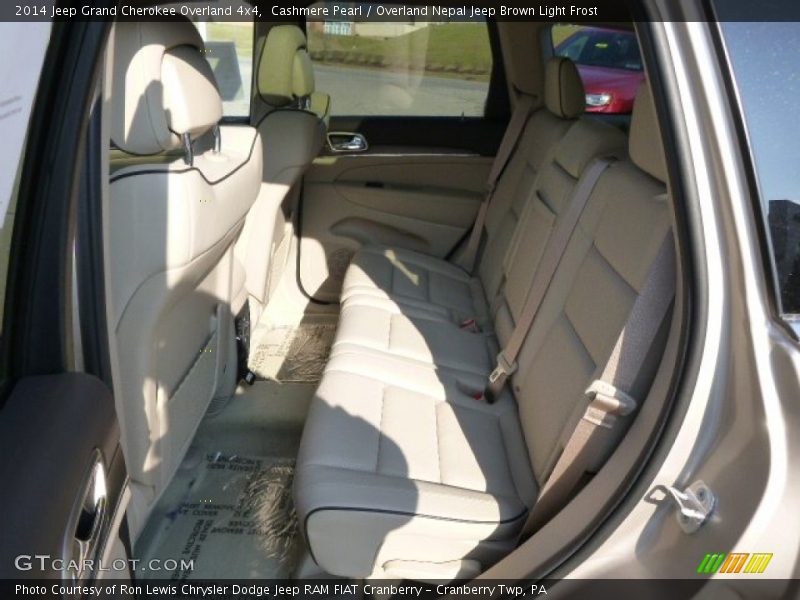 Cashmere Pearl / Overland Nepal Jeep Brown Light Frost 2014 Jeep Grand Cherokee Overland 4x4