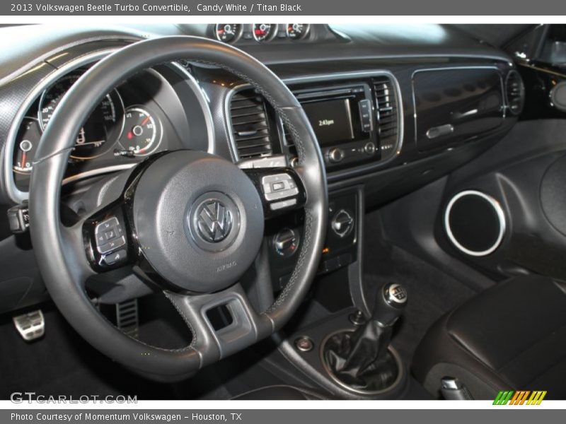 Candy White / Titan Black 2013 Volkswagen Beetle Turbo Convertible