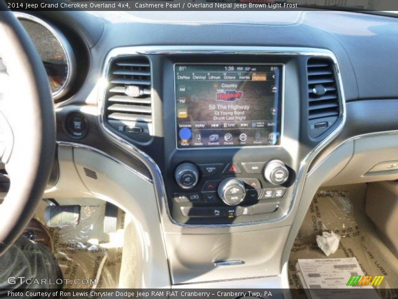 Cashmere Pearl / Overland Nepal Jeep Brown Light Frost 2014 Jeep Grand Cherokee Overland 4x4