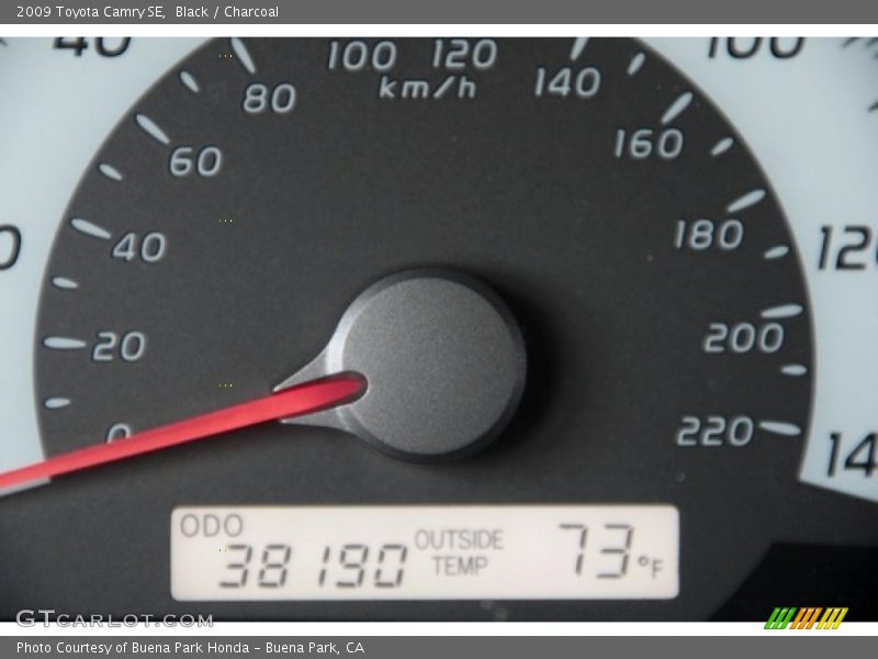 Black / Charcoal 2009 Toyota Camry SE