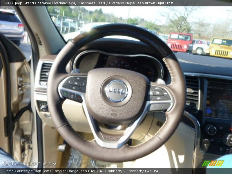 Cashmere Pearl / Overland Nepal Jeep Brown Light Frost 2014 Jeep Grand Cherokee Overland 4x4