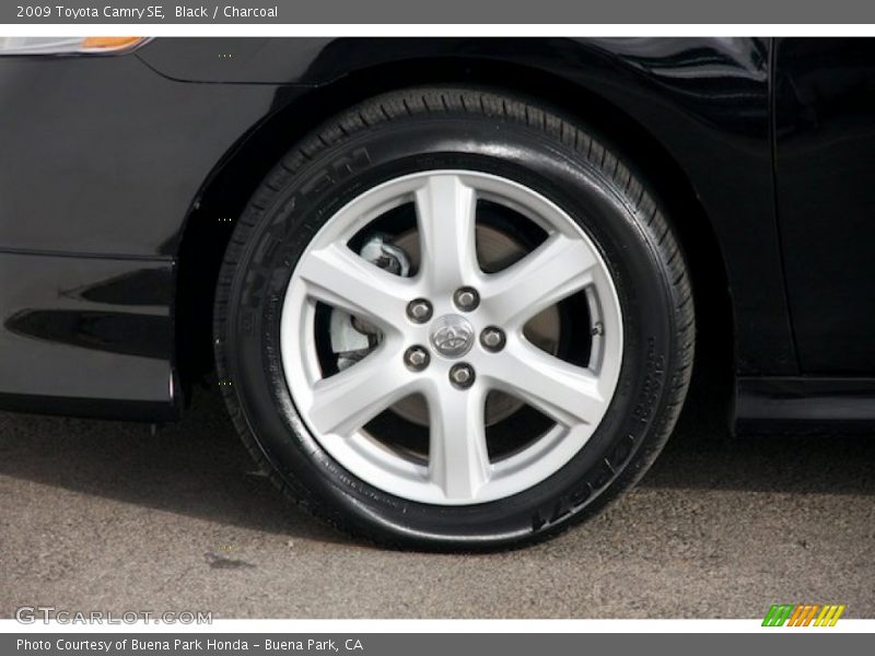 Black / Charcoal 2009 Toyota Camry SE