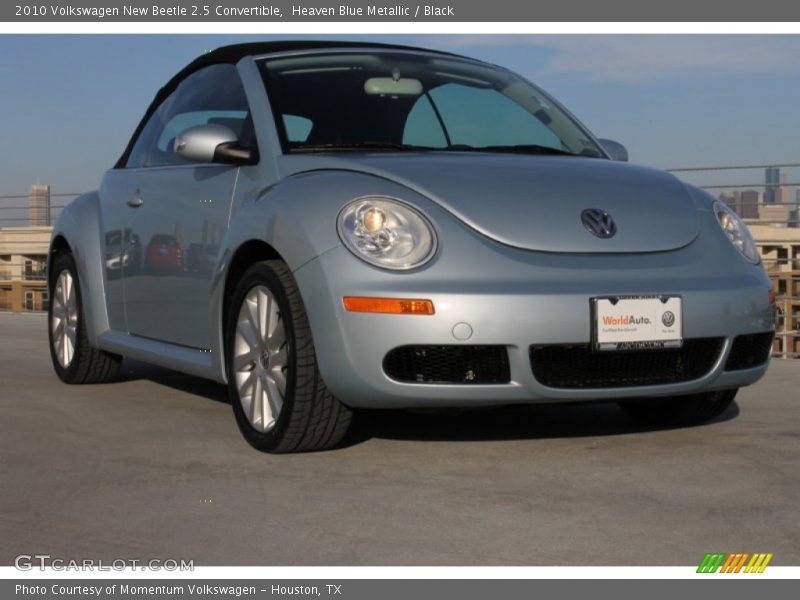 Heaven Blue Metallic / Black 2010 Volkswagen New Beetle 2.5 Convertible