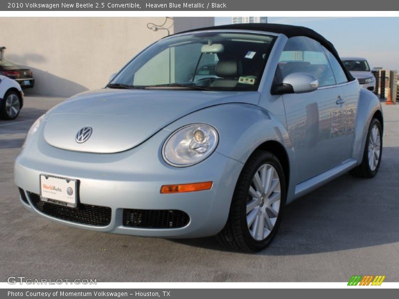 Heaven Blue Metallic / Black 2010 Volkswagen New Beetle 2.5 Convertible