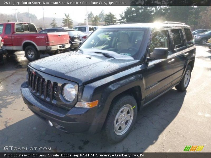 Maximum Steel Metallic / Dark Slate Gray/Light Pebble 2014 Jeep Patriot Sport