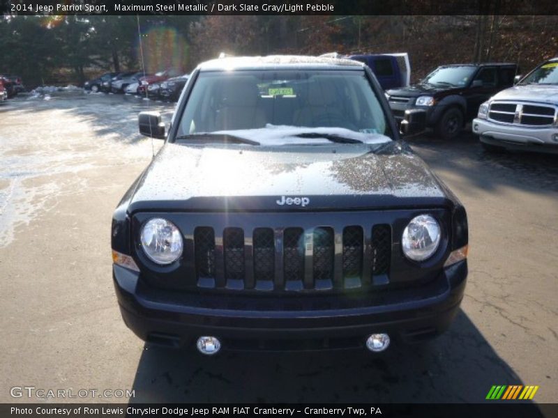 Maximum Steel Metallic / Dark Slate Gray/Light Pebble 2014 Jeep Patriot Sport