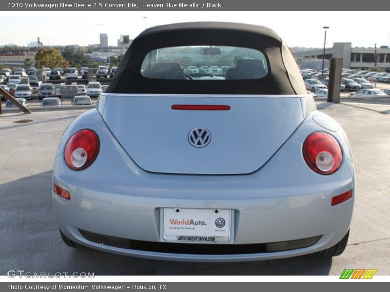 Heaven Blue Metallic / Black 2010 Volkswagen New Beetle 2.5 Convertible