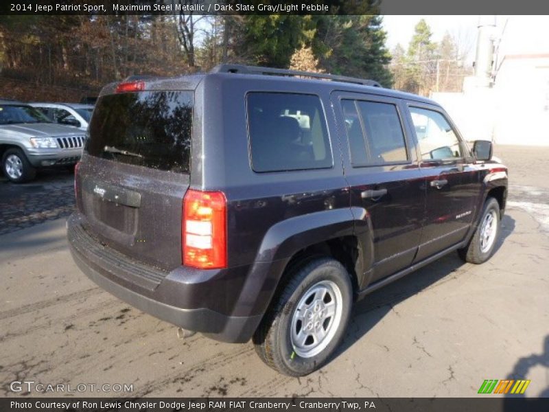 Maximum Steel Metallic / Dark Slate Gray/Light Pebble 2014 Jeep Patriot Sport