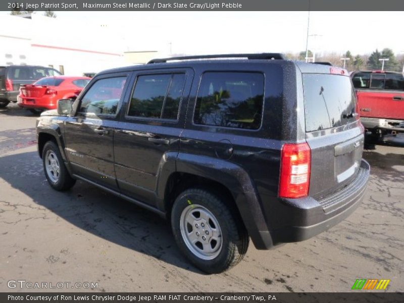 Maximum Steel Metallic / Dark Slate Gray/Light Pebble 2014 Jeep Patriot Sport