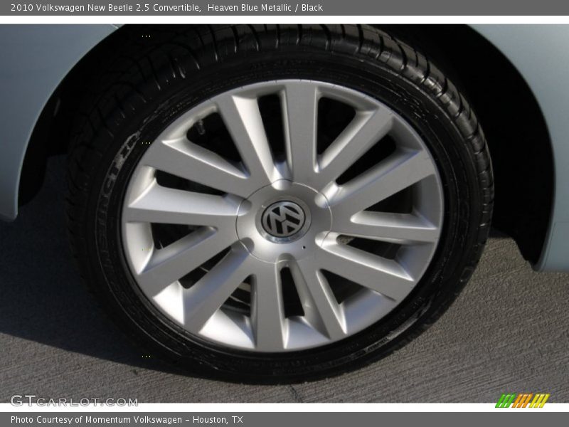 Heaven Blue Metallic / Black 2010 Volkswagen New Beetle 2.5 Convertible
