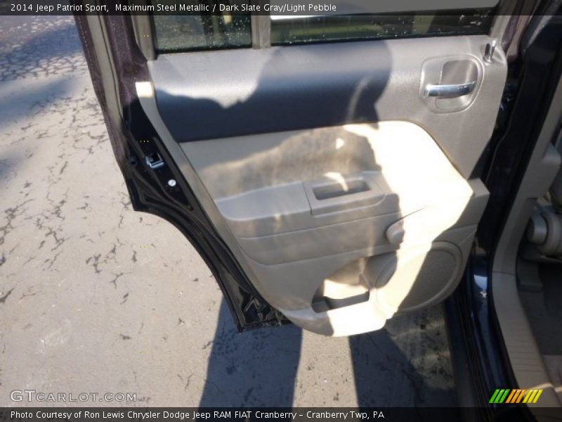 Maximum Steel Metallic / Dark Slate Gray/Light Pebble 2014 Jeep Patriot Sport