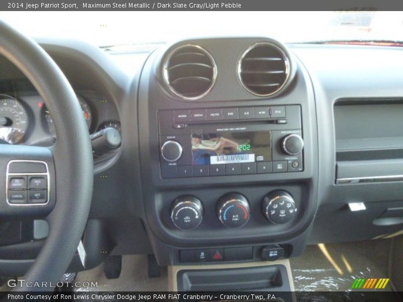 Maximum Steel Metallic / Dark Slate Gray/Light Pebble 2014 Jeep Patriot Sport