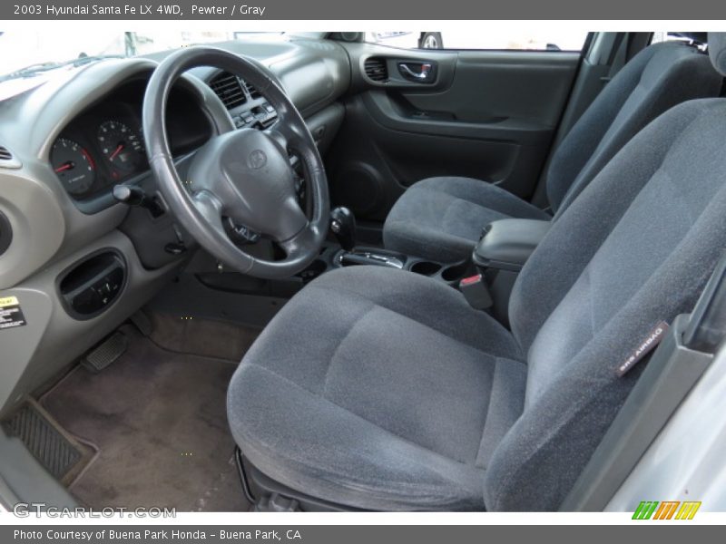 Pewter / Gray 2003 Hyundai Santa Fe LX 4WD