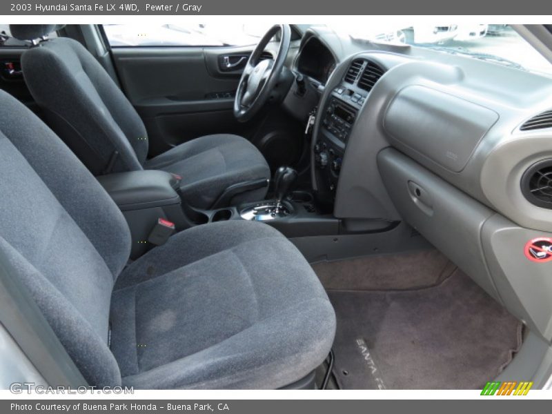 Pewter / Gray 2003 Hyundai Santa Fe LX 4WD