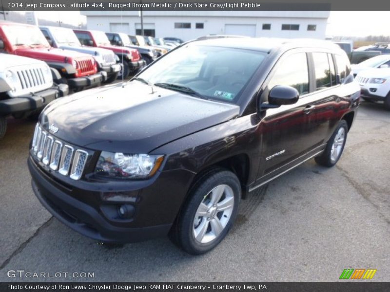 Rugged Brown Metallic / Dark Slate Gray/Light Pebble 2014 Jeep Compass Latitude 4x4