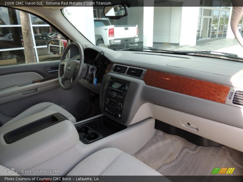 Sonoma Red Metallic / Light Titanium 2008 GMC Yukon SLE