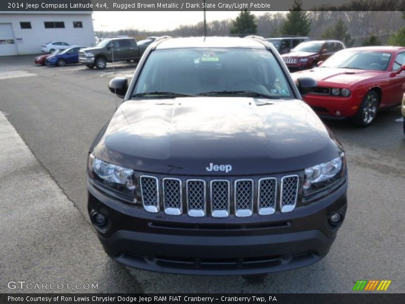 Rugged Brown Metallic / Dark Slate Gray/Light Pebble 2014 Jeep Compass Latitude 4x4