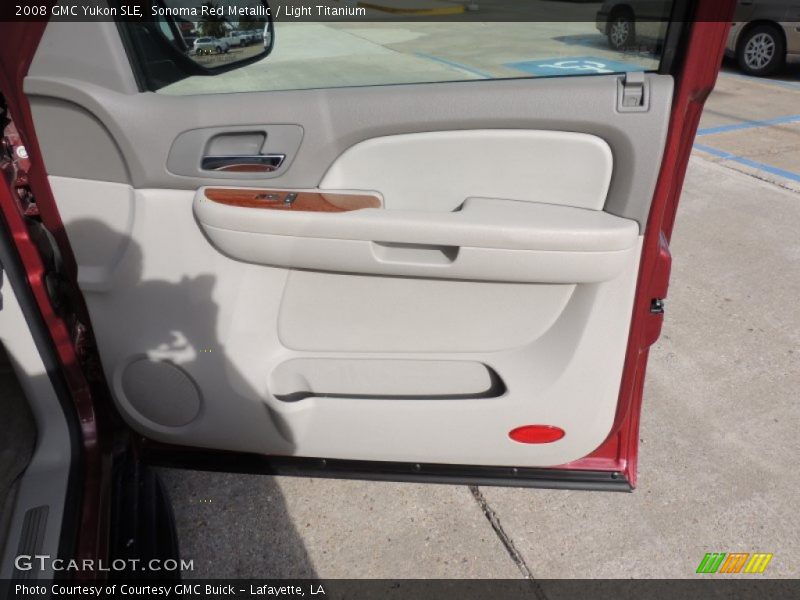 Sonoma Red Metallic / Light Titanium 2008 GMC Yukon SLE