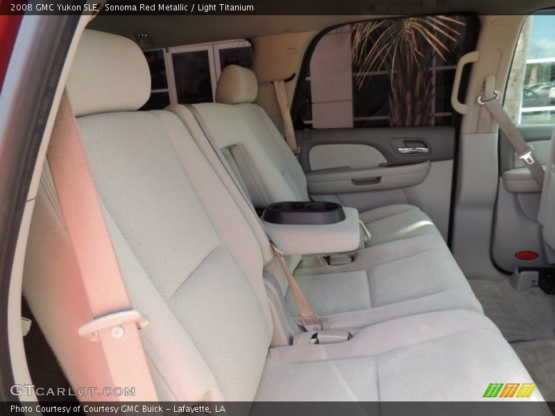 Sonoma Red Metallic / Light Titanium 2008 GMC Yukon SLE