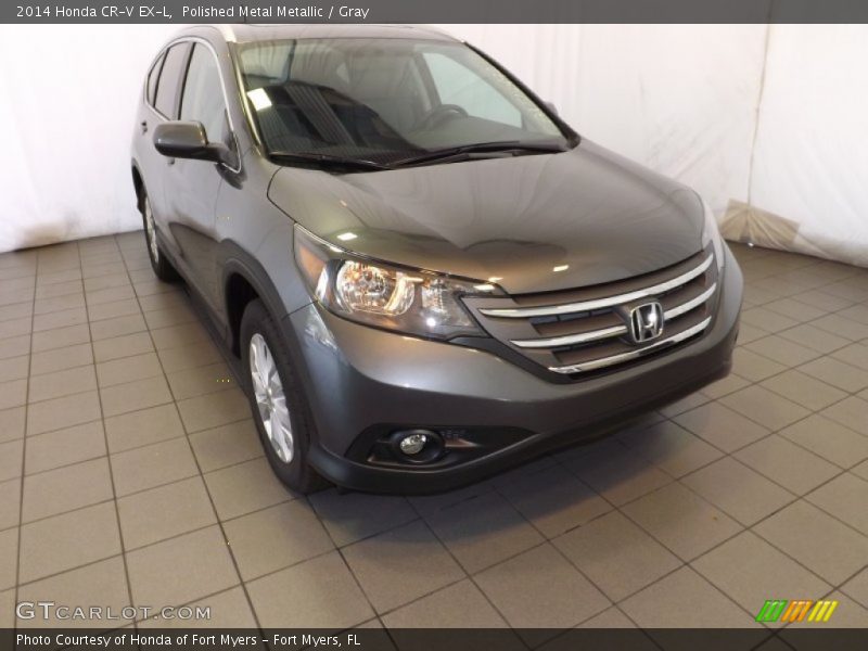 Polished Metal Metallic / Gray 2014 Honda CR-V EX-L